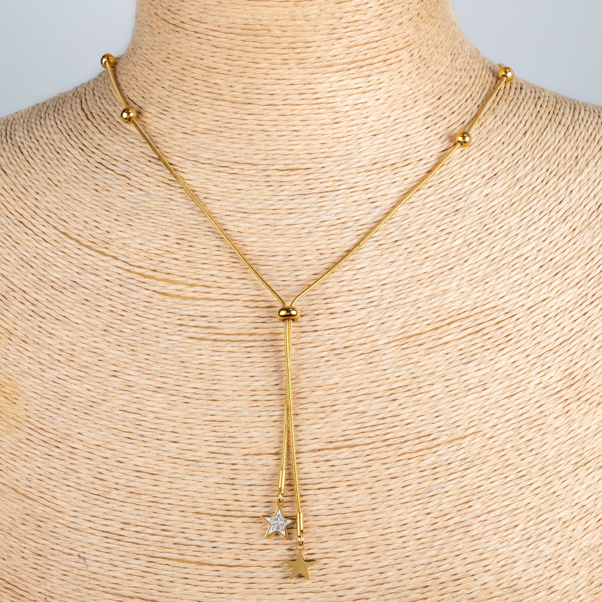 Steel Chain Necklace Star