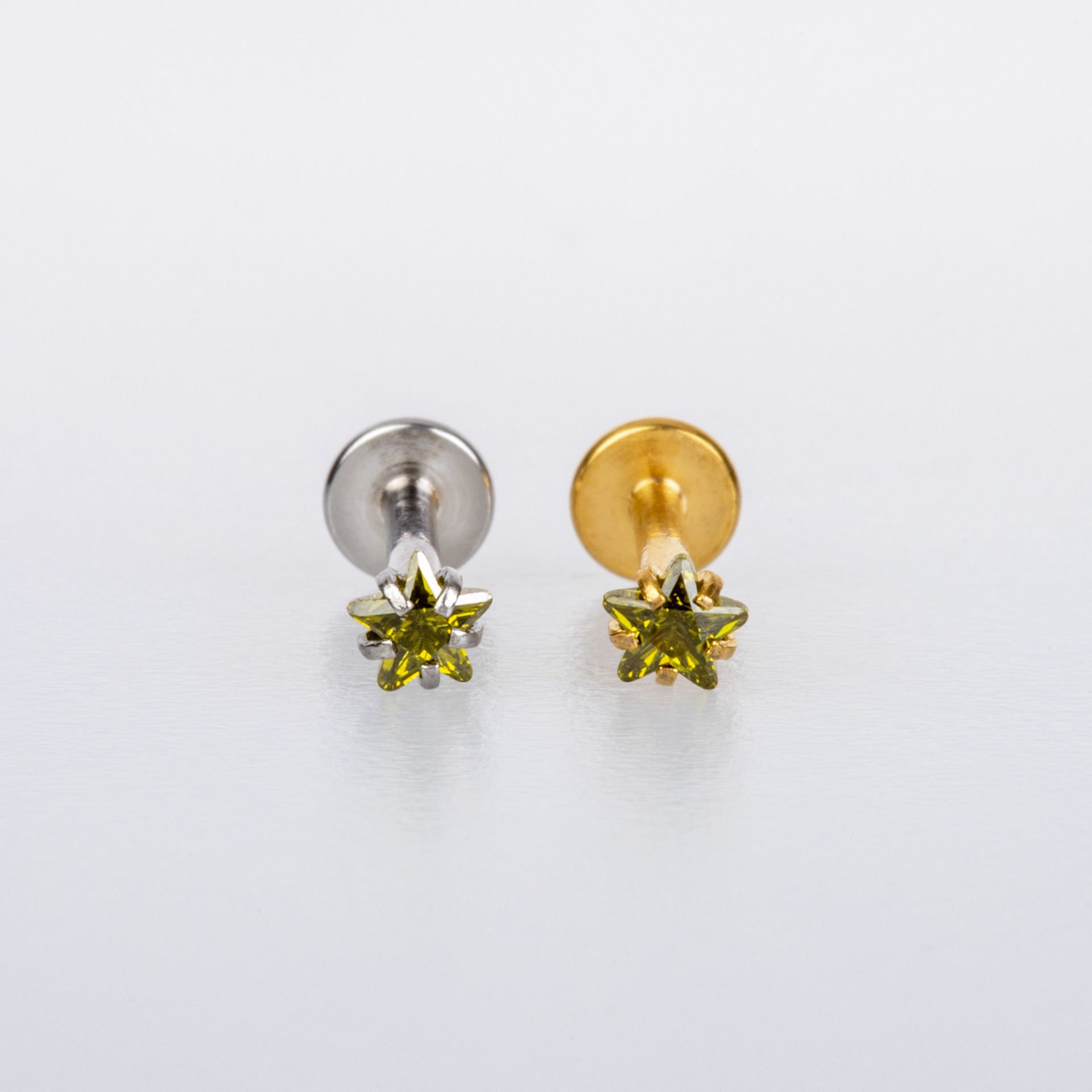 Piercing Labret Yıldız Taş