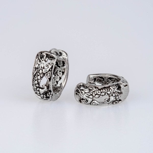 Çelik Küpe Gotik - Çift