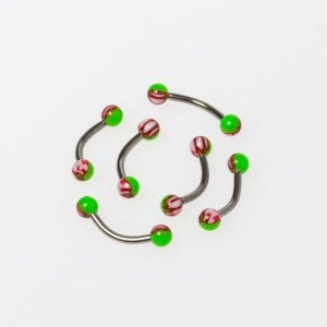 ثقب الحاجب 3mm الكرة