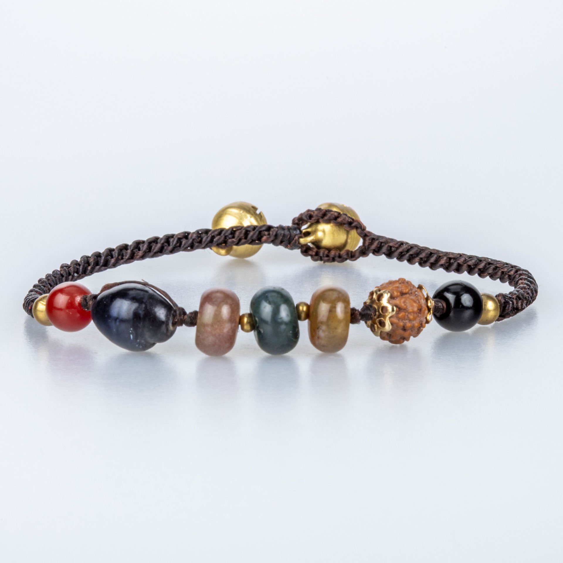 Doğal Taş Tibet Etnik Bileklik