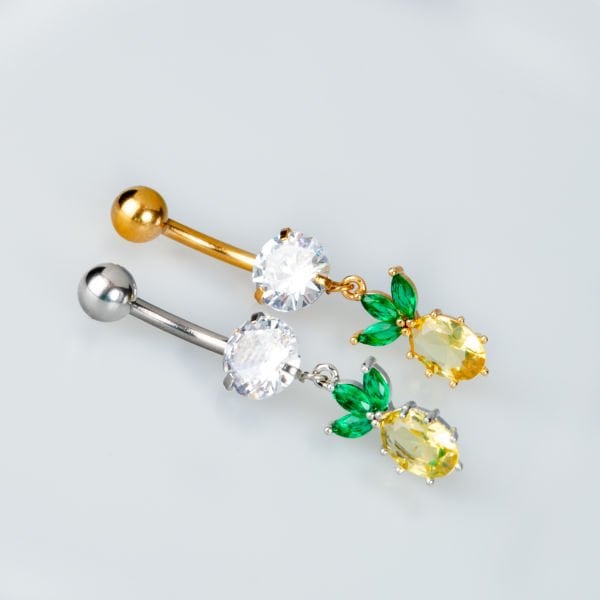 Piercing Göbek Ananas