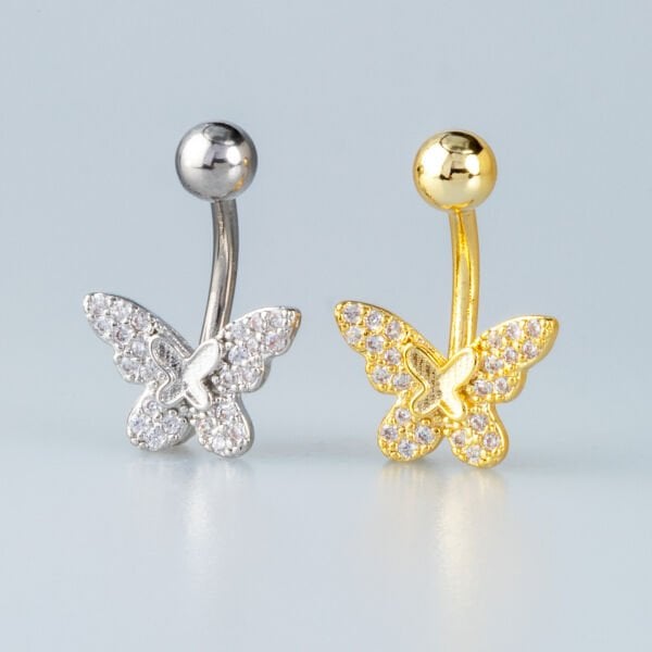 Piercing Göbek Kelebek
