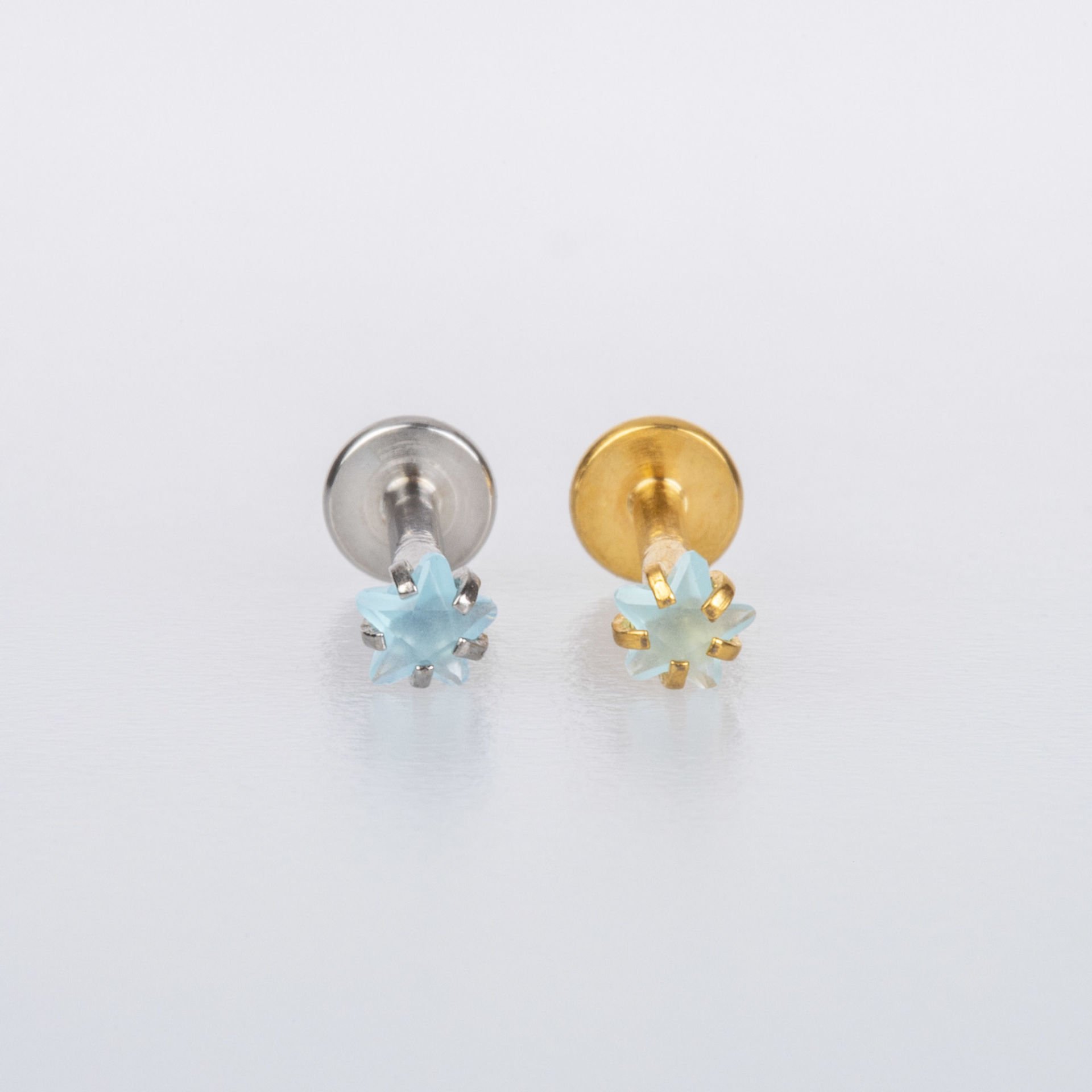 Piercing Labret Yıldız Taş