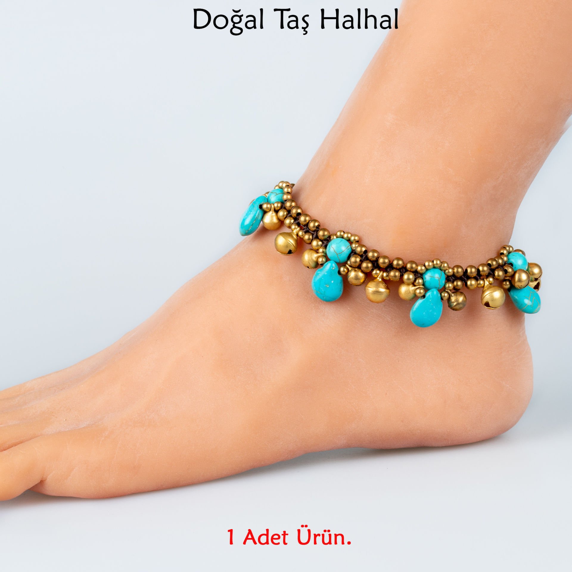 Doğal Taş  Halhal- 4 Renk Seçeneği Renk 2