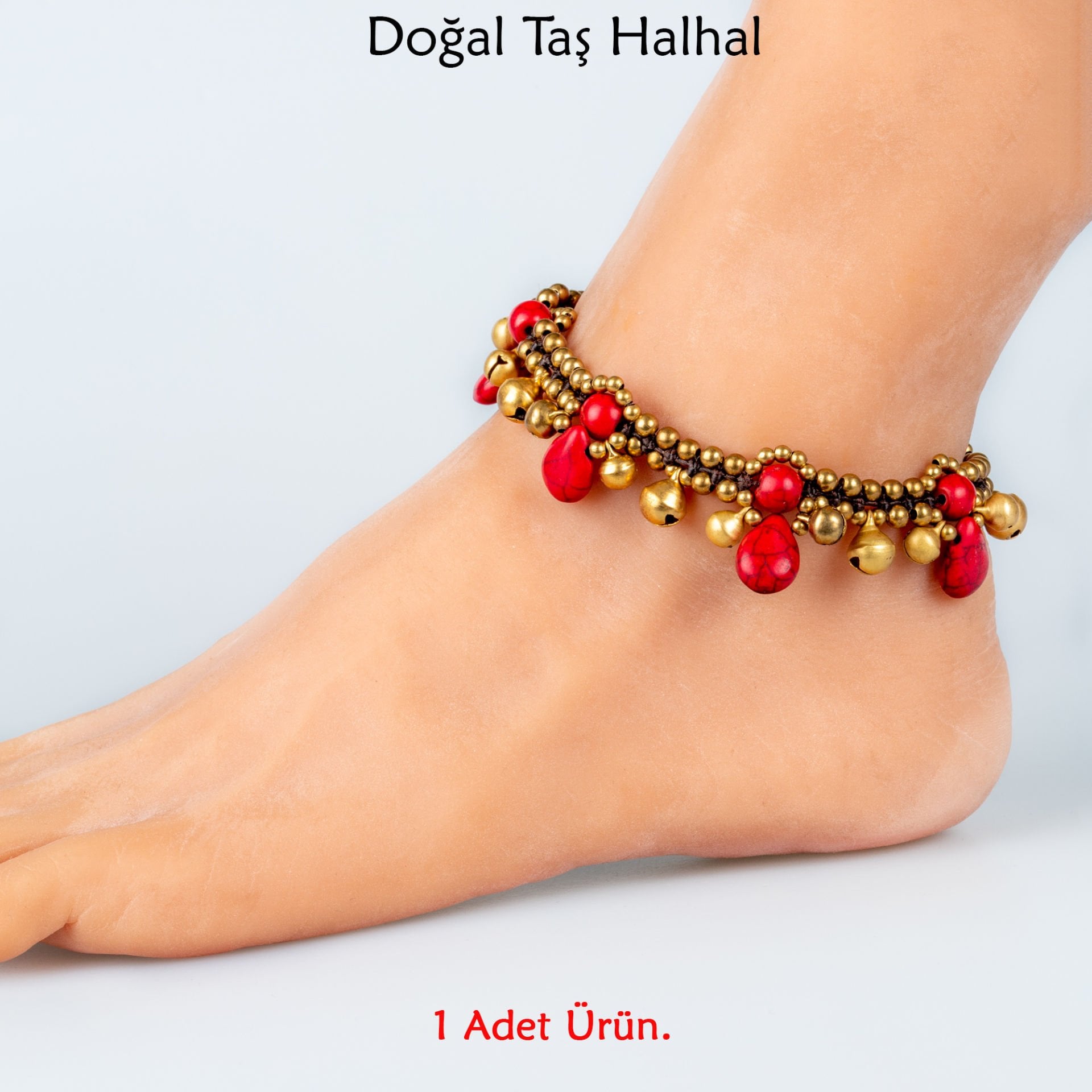 Doğal Taş  Halhal- 4 Renk Seçeneği Renk 3