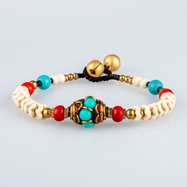 Doğal Taş Tibet Etnik Bileklik