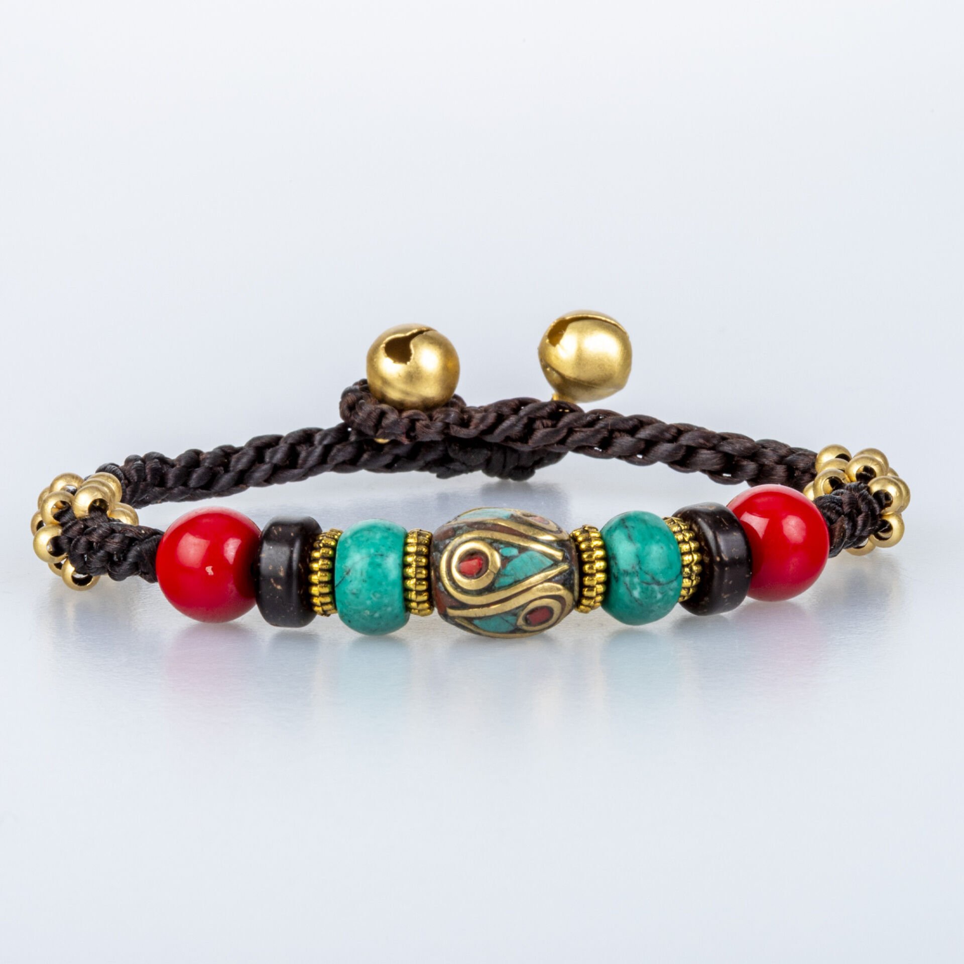 Doğal Taş Tibet Etnik Bileklik