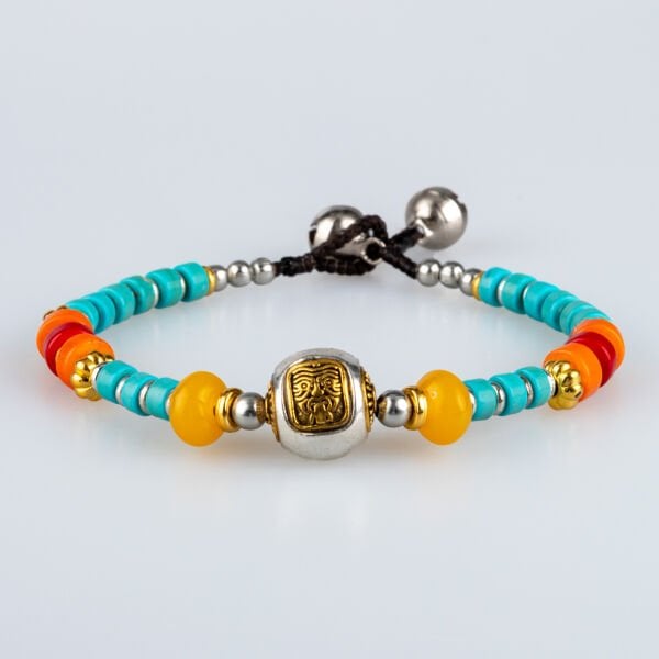 Doğal Taş Tibet Etnik Bileklik