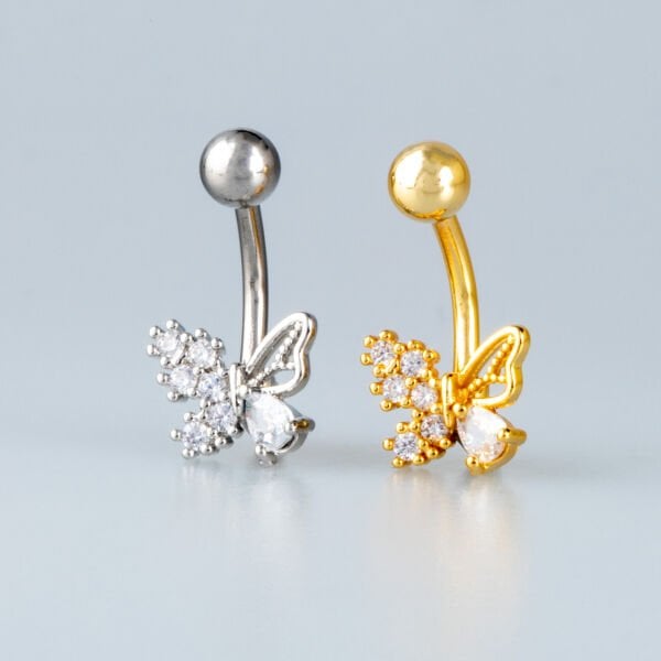 Piercing Göbek Kelebek