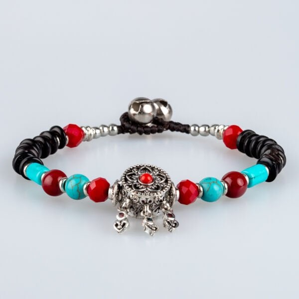 Doğal Taş Tibet Etnik Bileklik