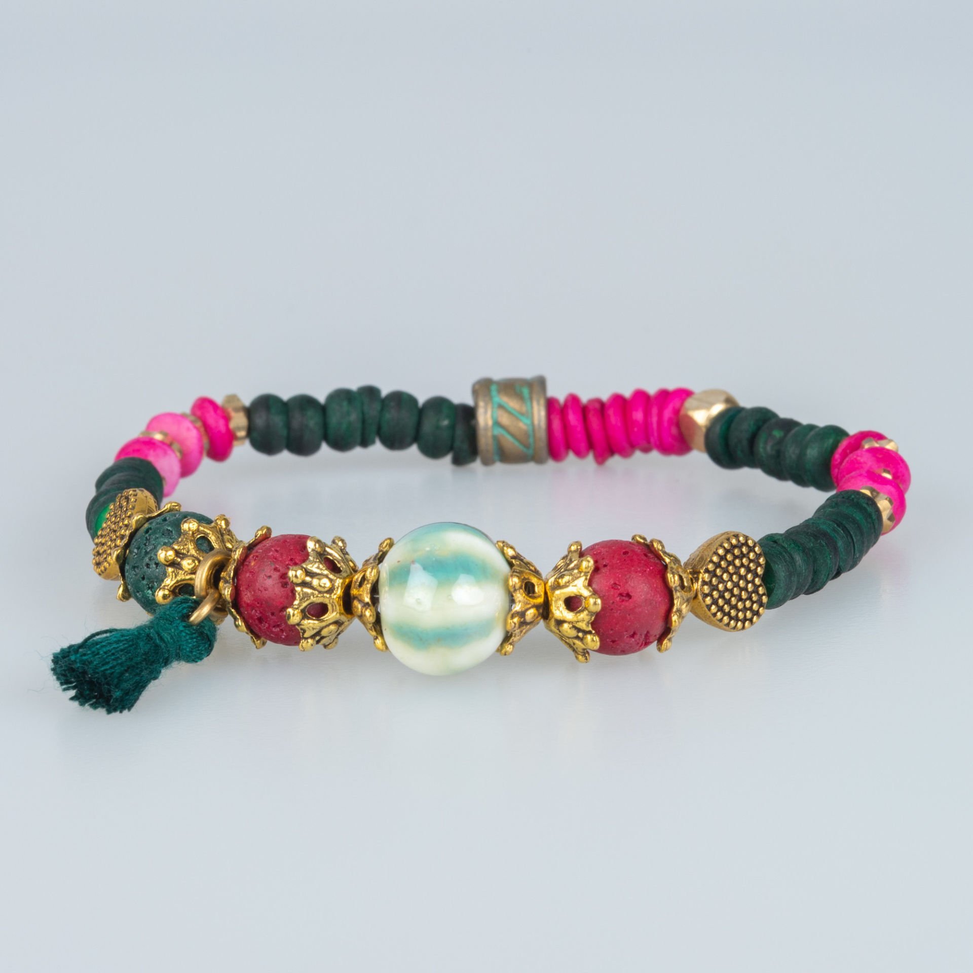 Ethnic Natural Stone Bracelet