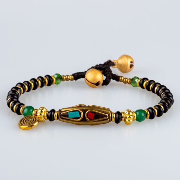 Doğal Taş Tibet Etnik Bileklik