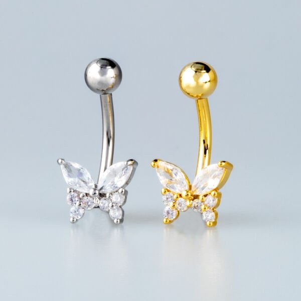 Piercing Göbek Kelebek