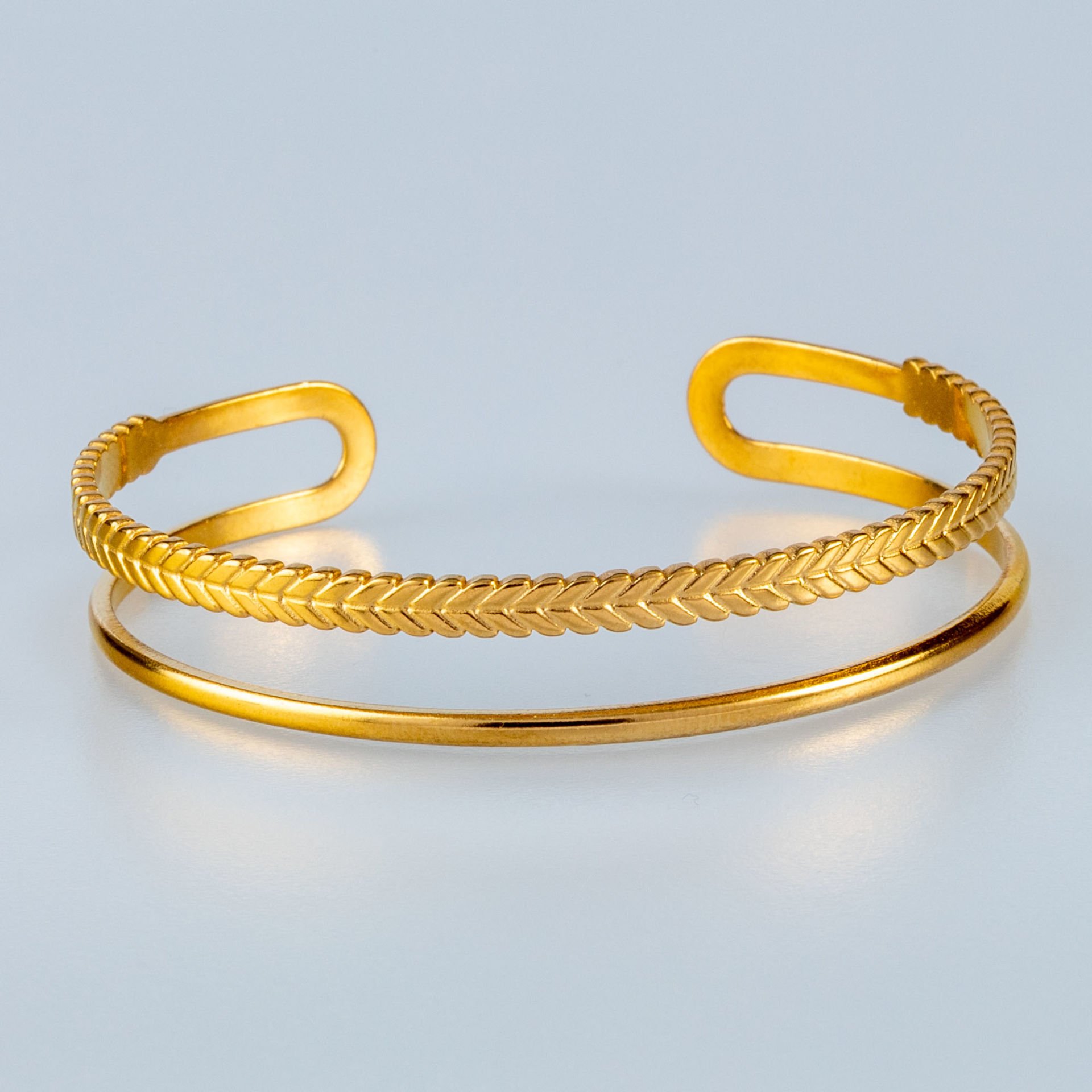 Kadın Çelik Kelepçe Bileklik