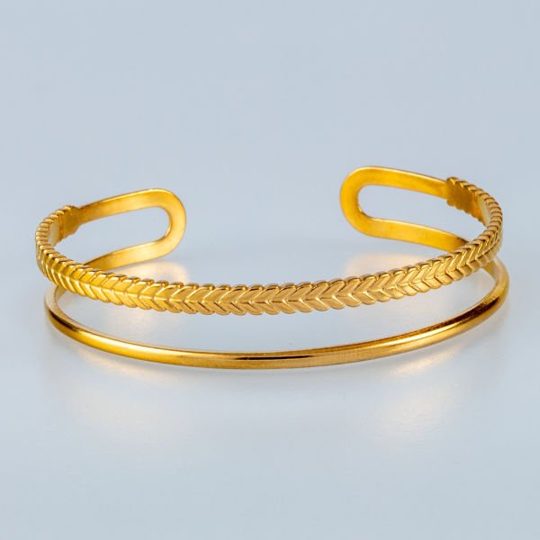 Kadın Çelik Kelepçe Bileklik