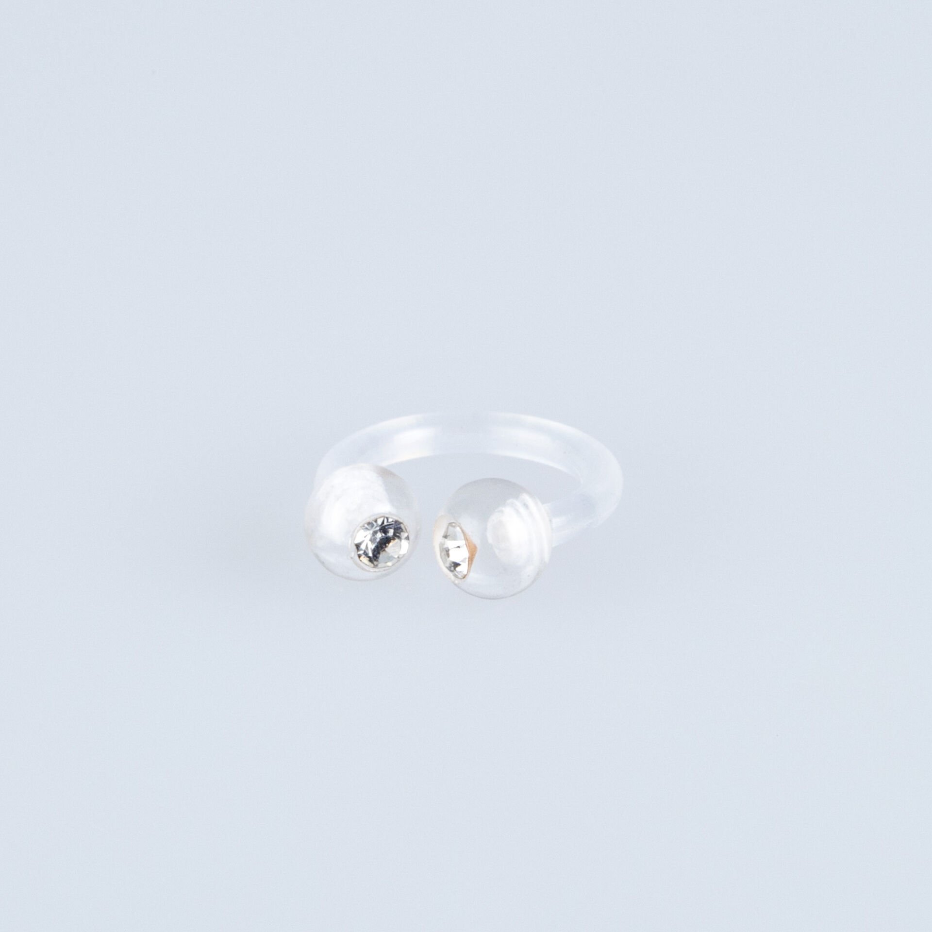 Piercing Septum Smiley Bioplast 3mm Stone ball
