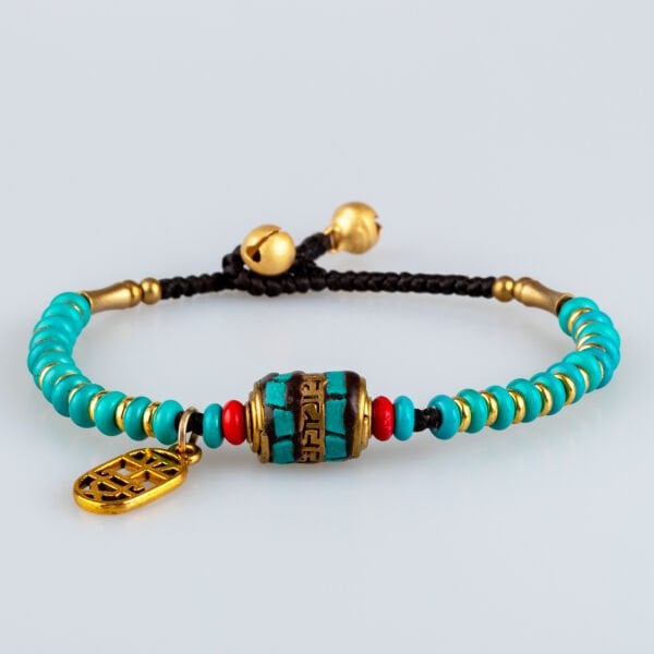 Doğal Taş Tibet Etnik Bileklik