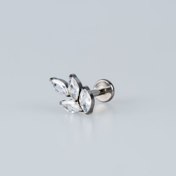 Piercing Titanyum Tragus Yaprak