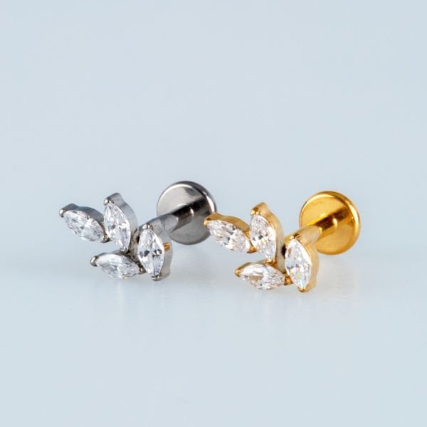Piercing Titanyum Tragus Yaprak