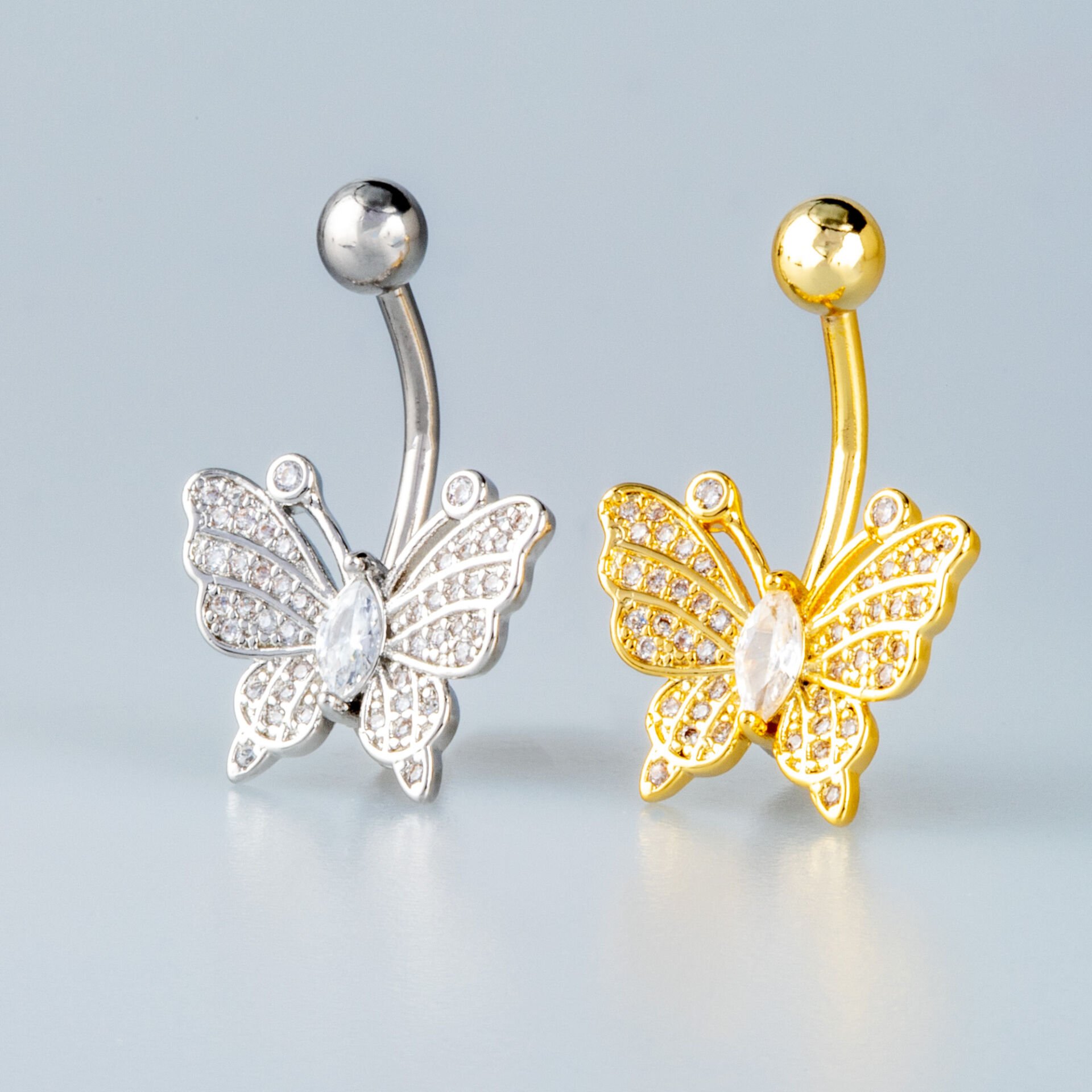Piercing Göbek Kelebek