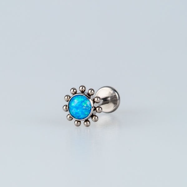 Piercing Titanyum Tragus Opal