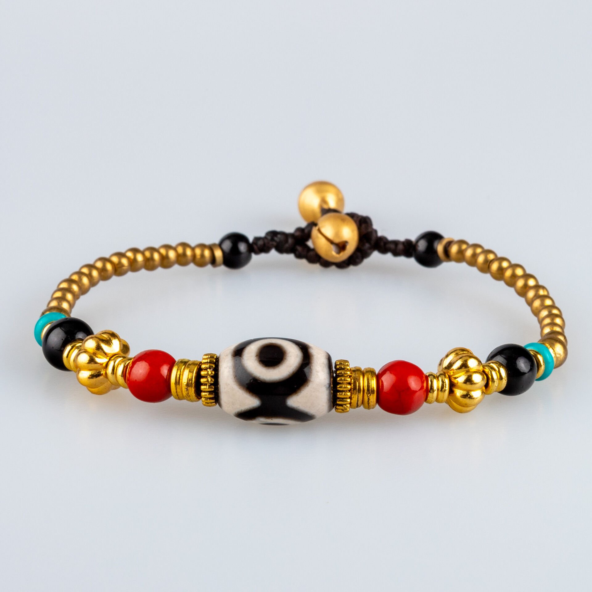 Doğal Taş Tibet Etnik Bileklik