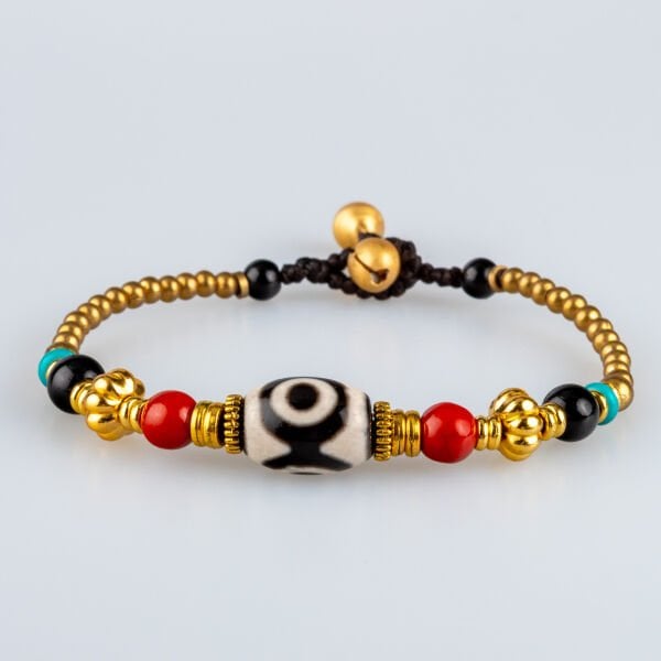 Doğal Taş Tibet Etnik Bileklik