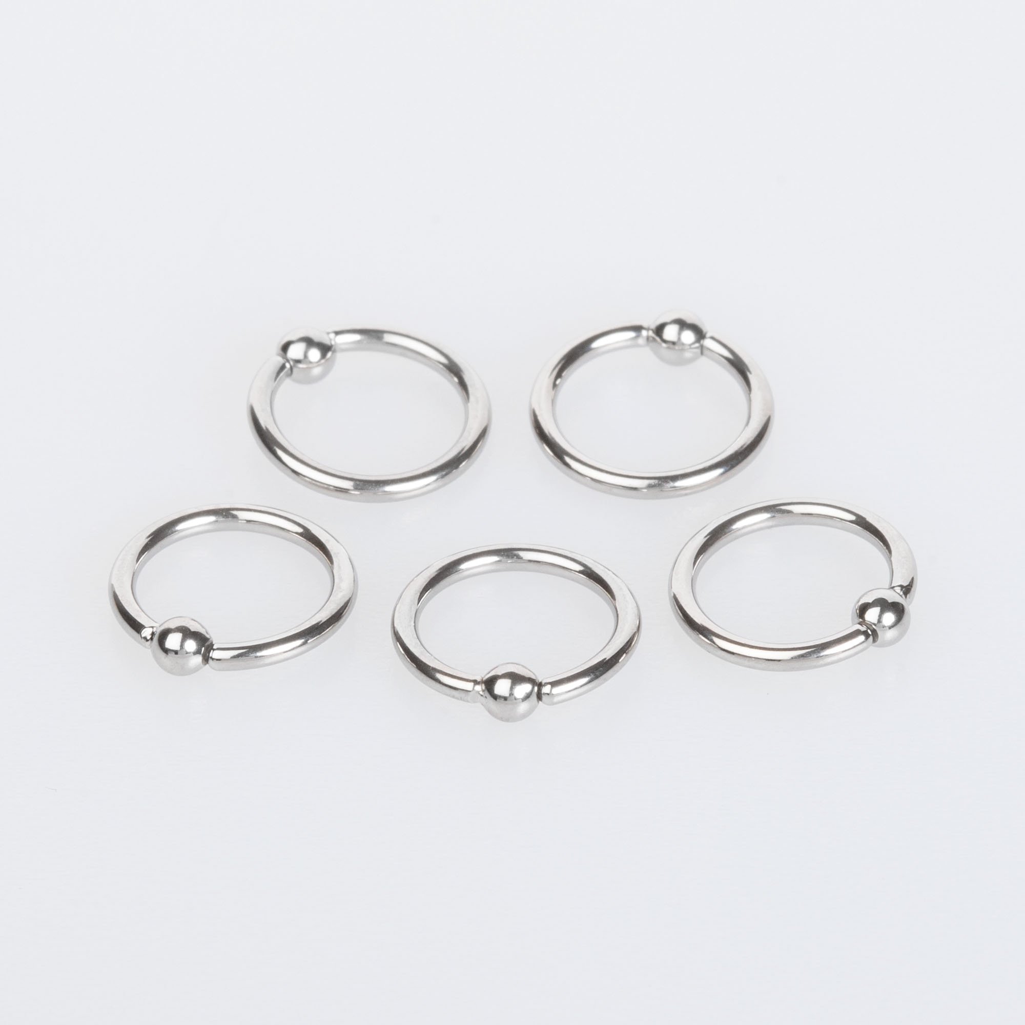 Halka Piercing 2.5mm Top Çap: 10mm