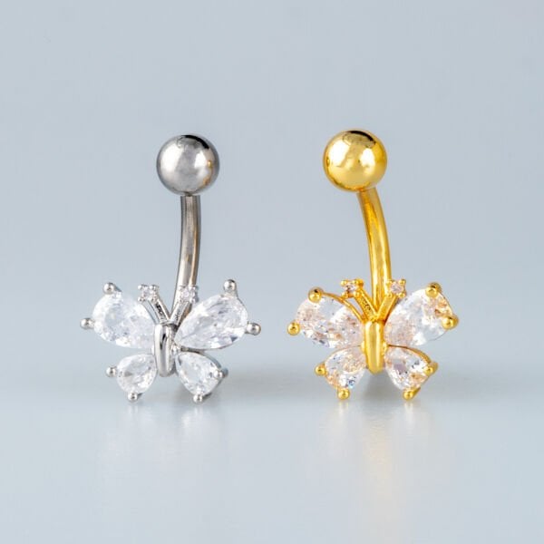 Piercing Göbek Kelebek