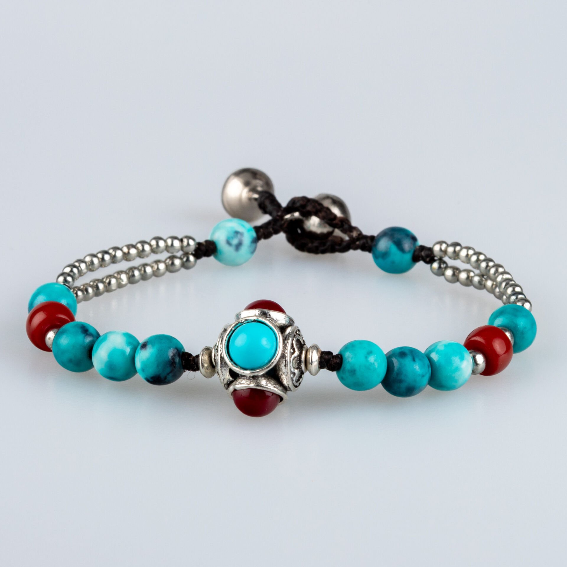 Doğal Taş Tibet Etnik Bileklik