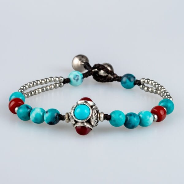 Doğal Taş Tibet Etnik Bileklik