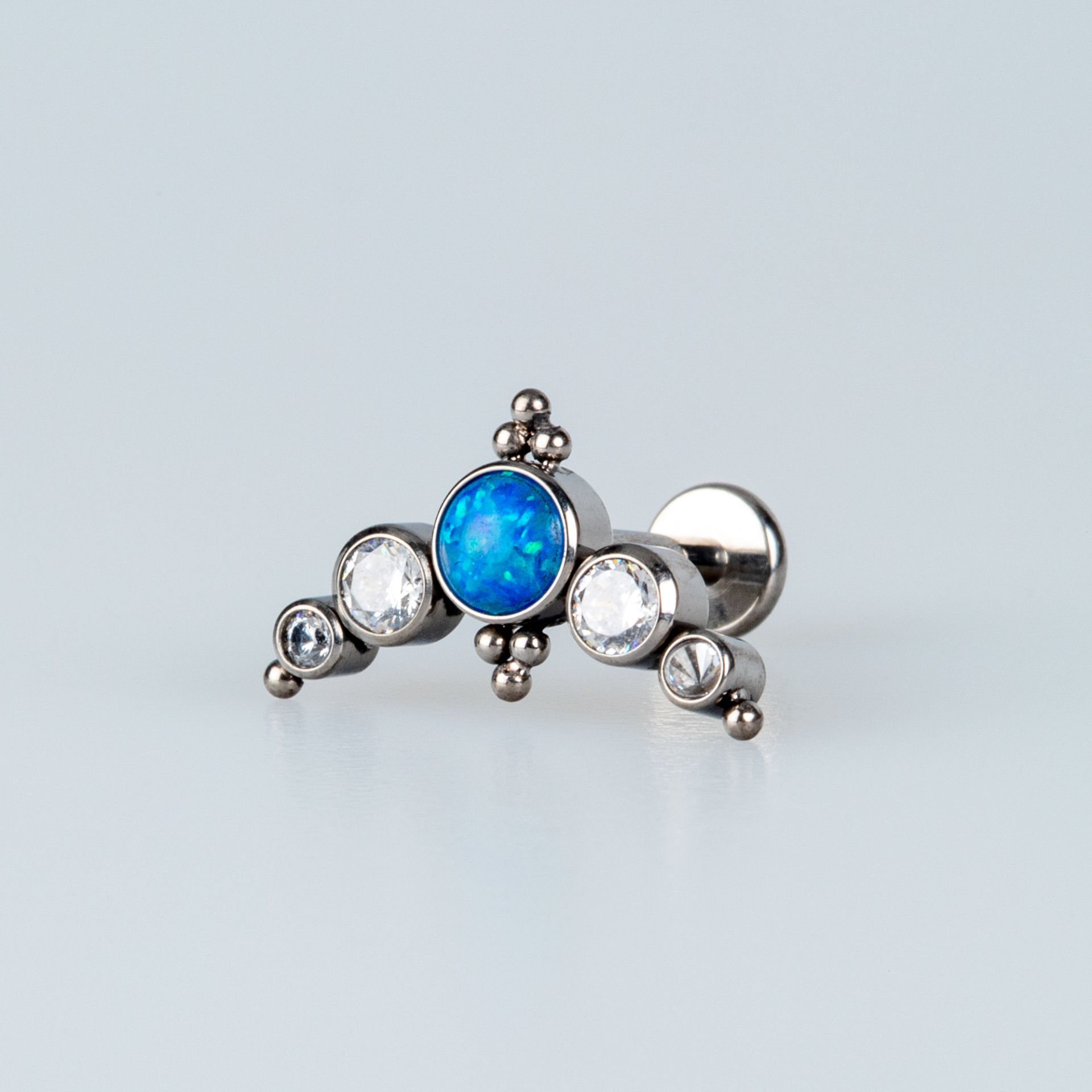 Piercing Titanyum Tragus Opal