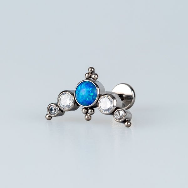 Piercing Titanyum Tragus Opal