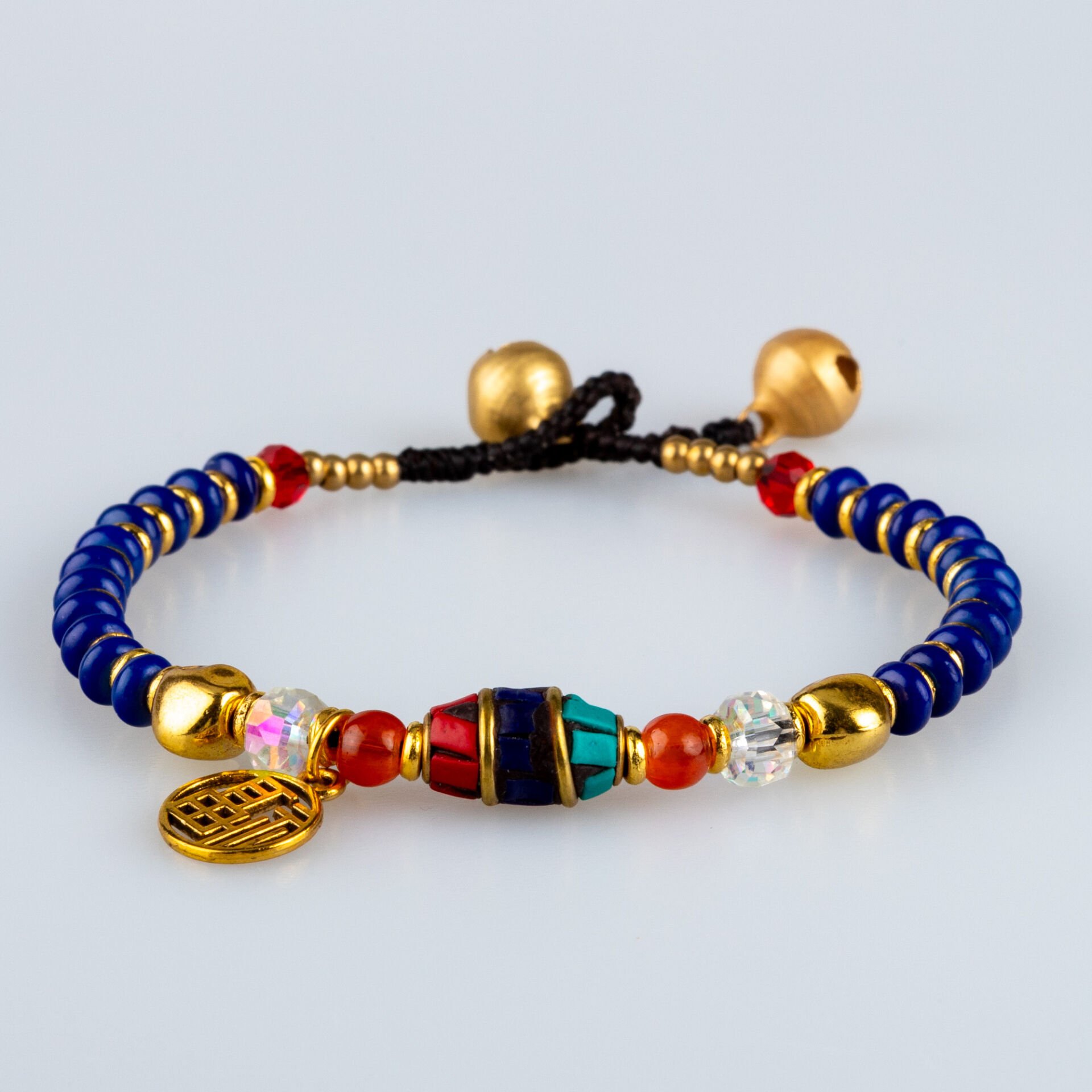 Doğal Taş Tibet Etnik Bileklik