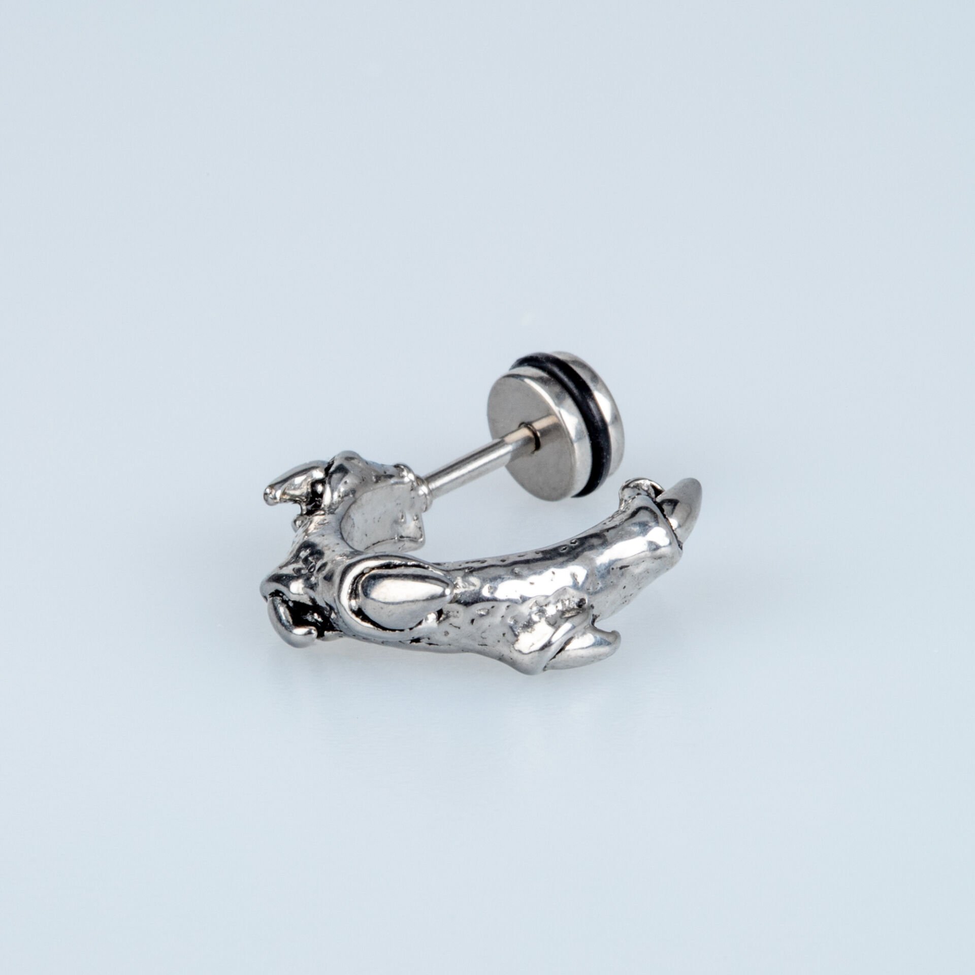 Steel Earring Gothic - Single