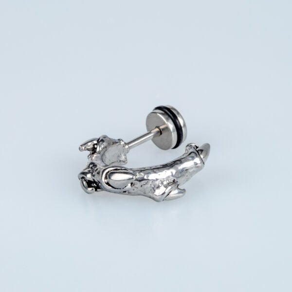 Steel Earring Gothic - Single