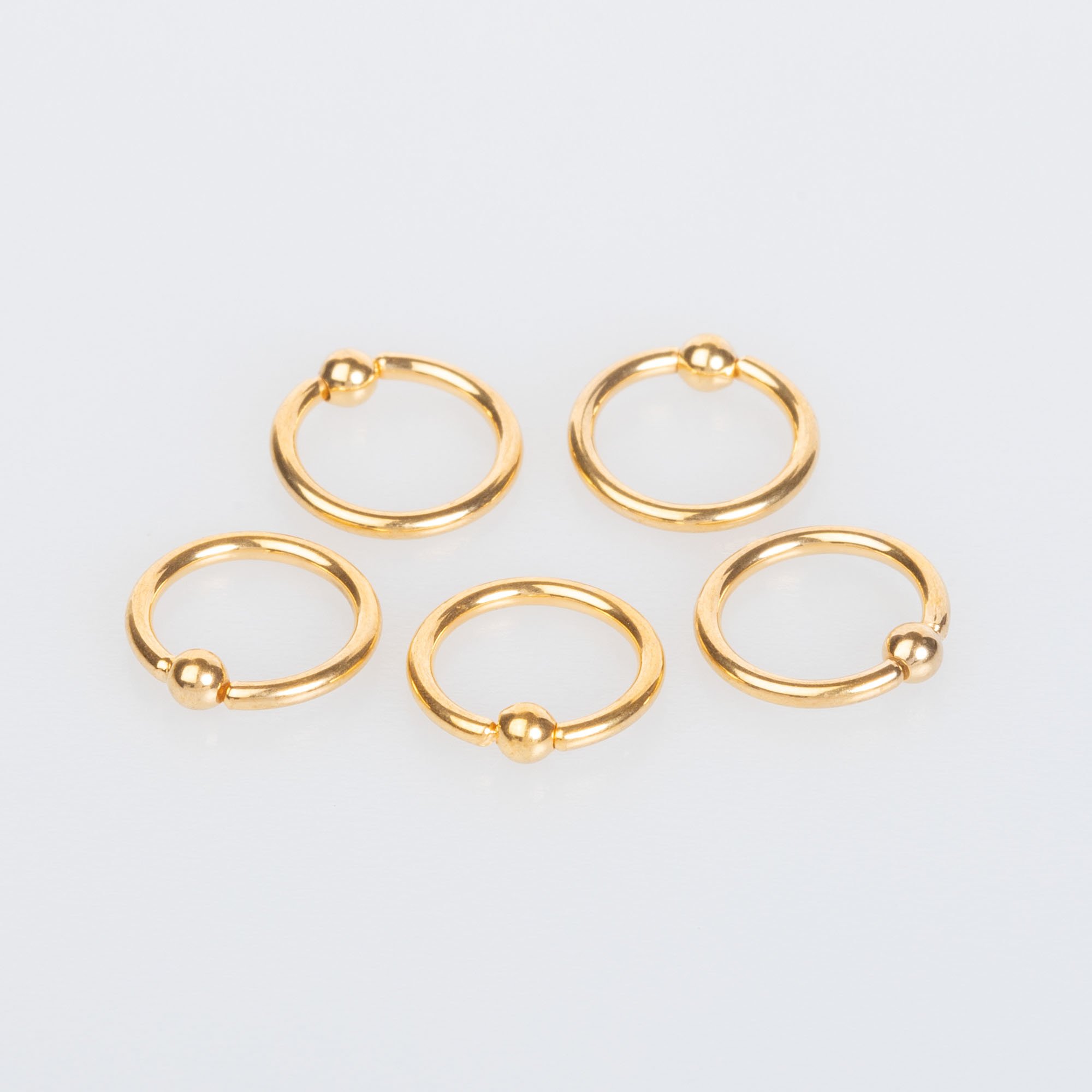 Halka Piercing 2.5mm Top Çap: 10mm