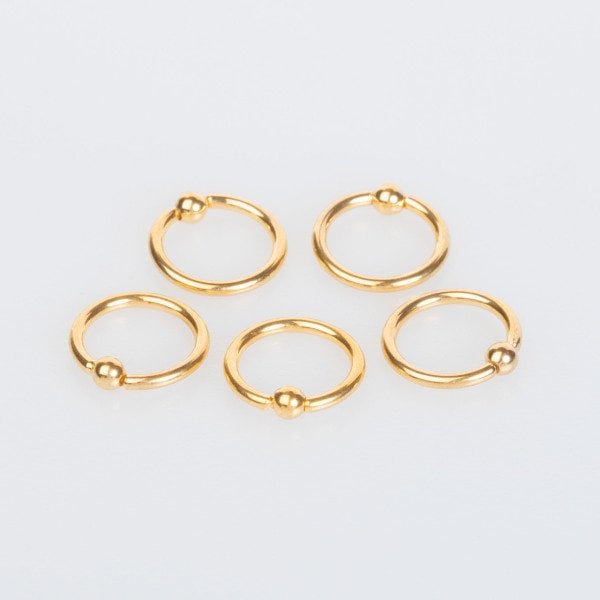 Halka Piercing 2.5mm Top Çap: 10mm