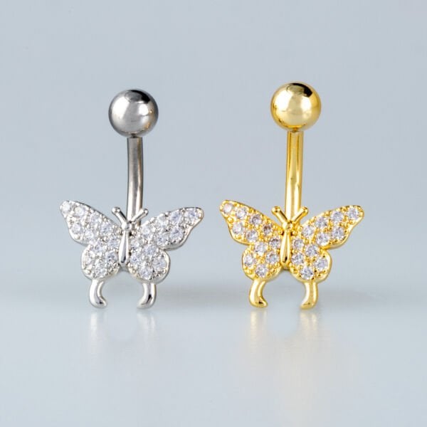 Piercing Göbek Kelebek