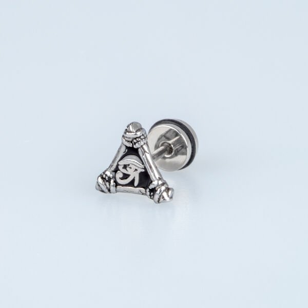 Steel Earring Gothic - Single