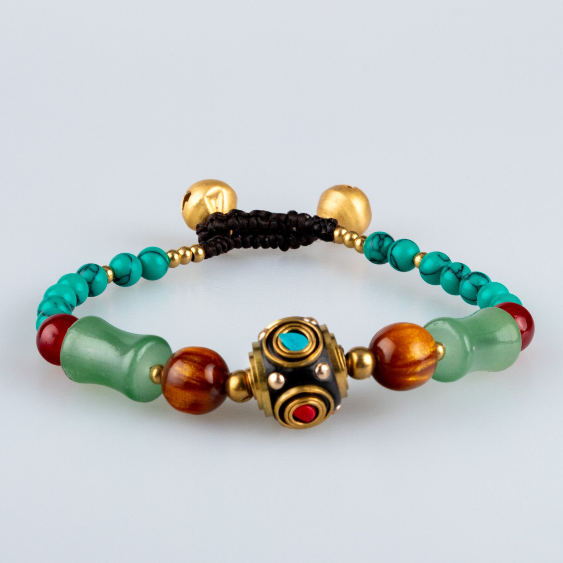 Doğal Taş Tibet Etnik Bileklik