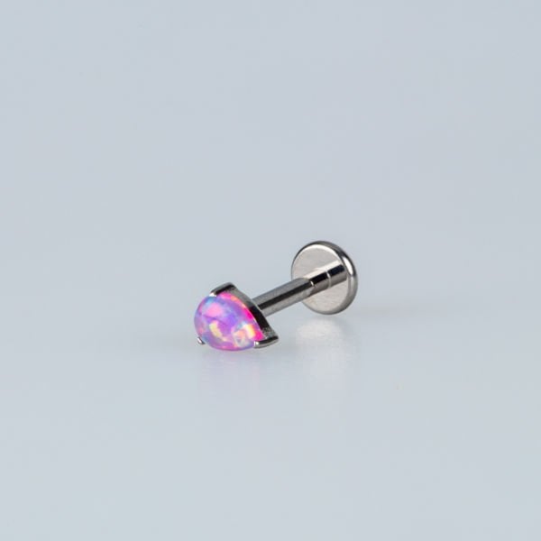 Piercing Titanyum Tragus Opal Damla
