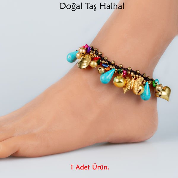 Doğal Taş  Halhal- 4 Renk Seçeneği Renk 2