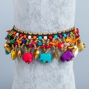 Etnik Doğal Taş Bileklik  4 Renk Seçeneği