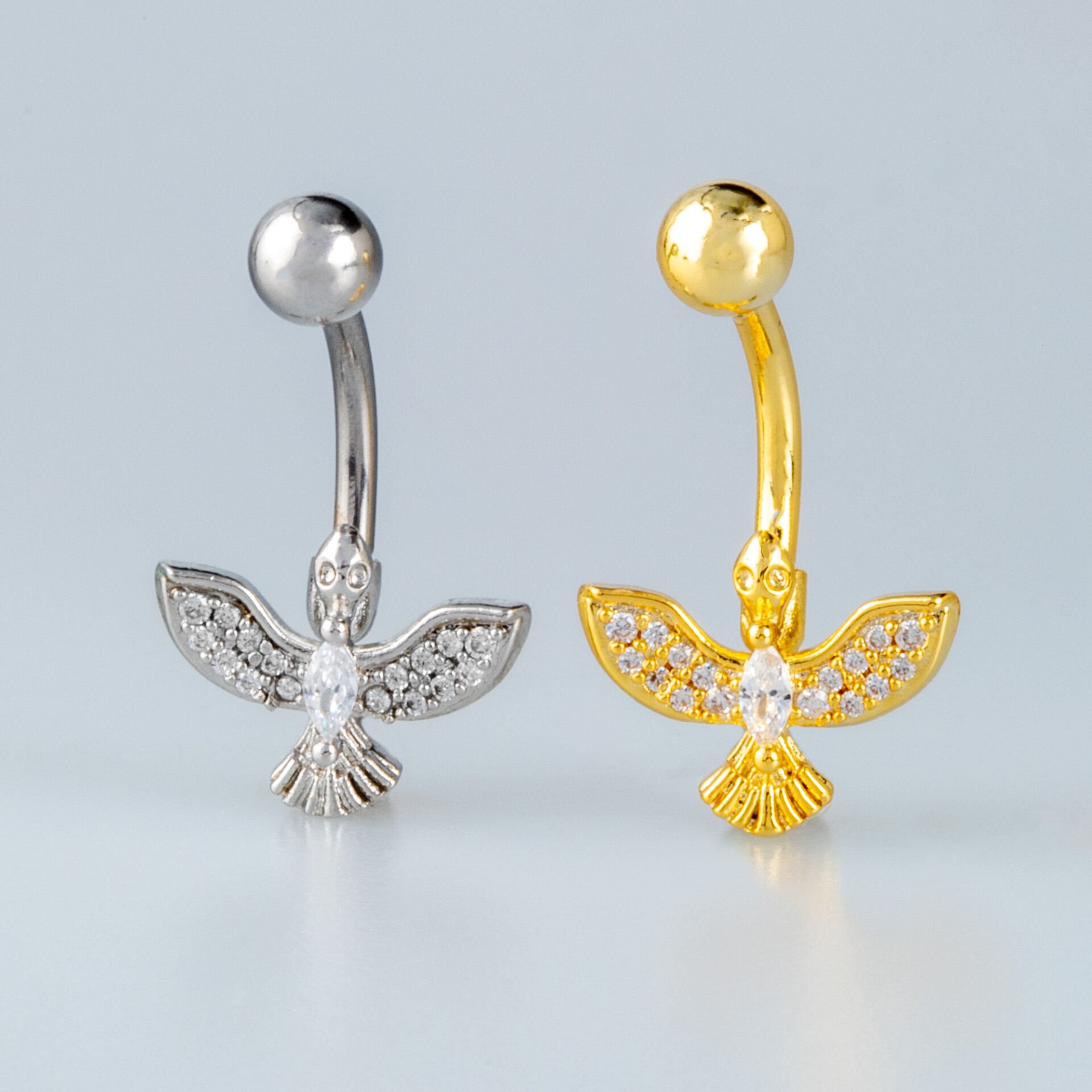 Piercing Göbek Anka Kuşu
