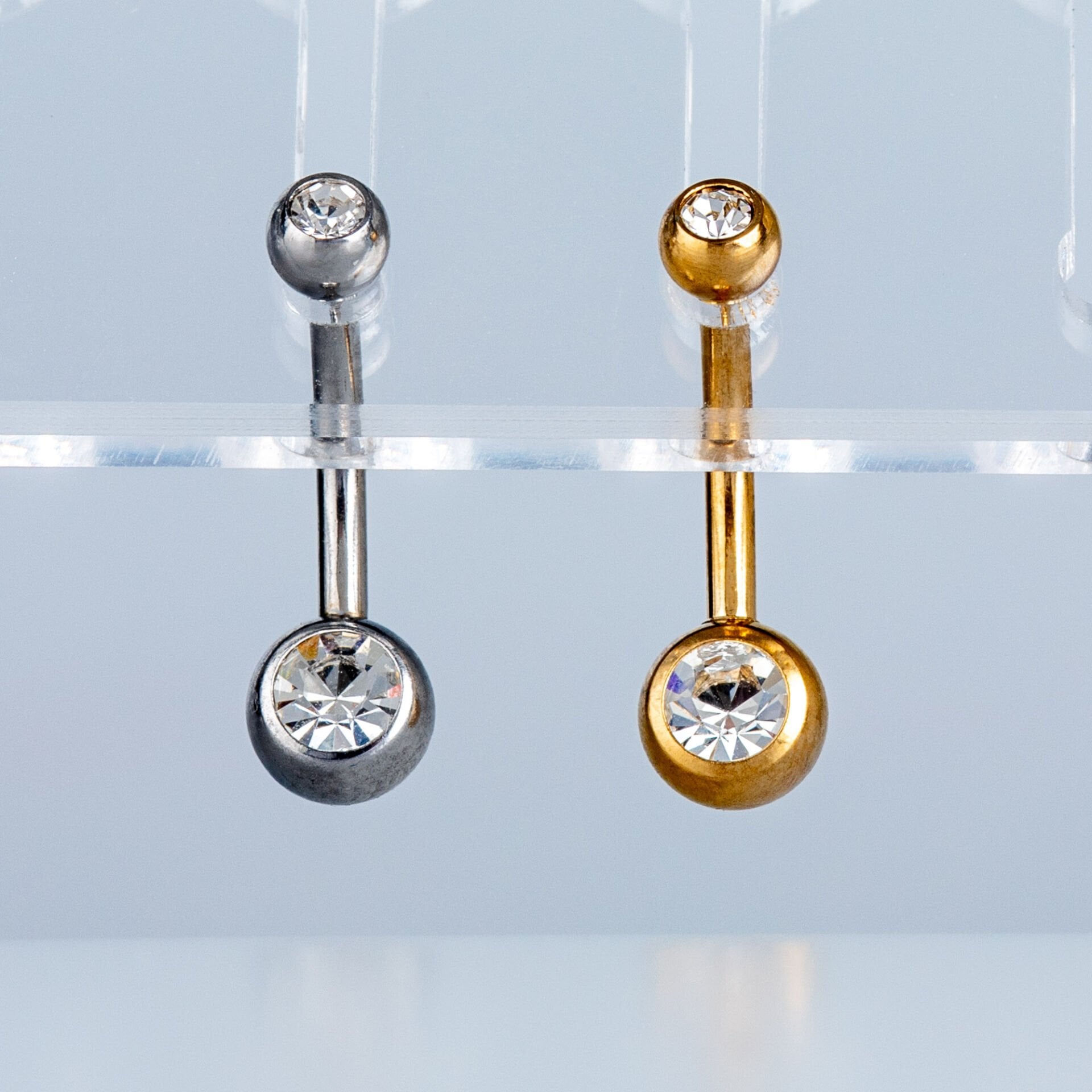 Toptan 316L Çelik Piercing Göbek 4-6mm İlk Delim