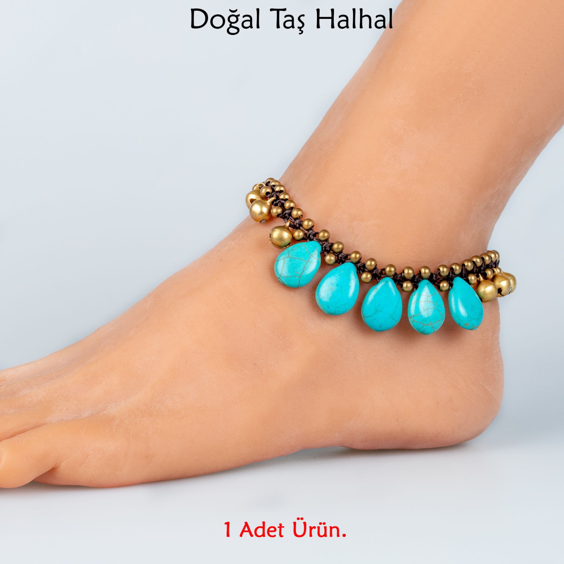 Doğal Taş  Halhal- 4 Renk Seçeneği Renk 2