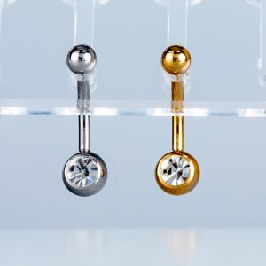 Piercing Çelik Göbek 4-6mm İlk Delim