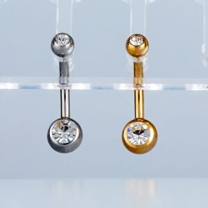 Piercing Çelik Göbek 4-6mm İlk Delim
